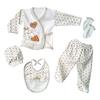 Chery Heart Rabbit 5 Pieces Baby Hospital Outlet Set - Brown