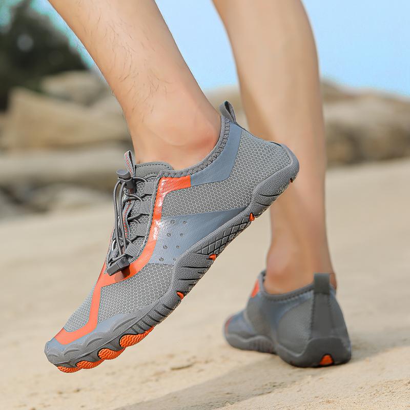 Модные мужские и женские босоножки для воды, пляжная обувь, быстросохнущие походные дышащие спортивные сандалии, тренировочные туфли, удобные сандалии 35-46