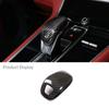 For Porsche Panamera 2017-2021 971 Real Carbon Fiber Gear Shift Knob Console Head Protection Cover Parts Interior Accessories