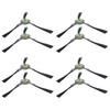 4 пары 3-лопастных боковых щеток для пылесоса Lefant M210 M210S M210B M213, сменные аксессуары для боковых щеток