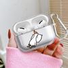 Cute DUCK Case For Airpods 2 1 Pro2 4 Pro Pro3 3 Clear Earphone Cases Cover
