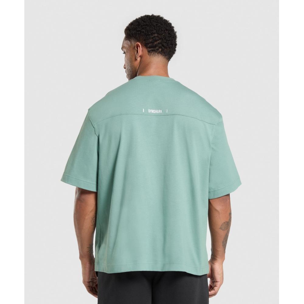 Gymshark Футболка свободного кроя Rest Day Essentials Celeste Blue A2b5s Udbp