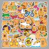 50 Capybara Graffiti Cartoon Stickers for DIY Phone Cases & Luggage