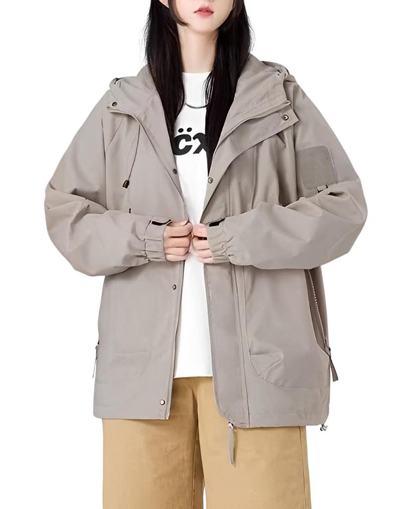 Mountain Water Cold Mountain Daily Commuting [Bear's Hut] Women's Jacket, Outdoor, Comfortable, Windproof, Repellent, Protection, Parka, Spring,