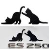 Futwod Car Sticker Funny Cat Emblem Cute Cat Simple Scratch Hide Car Sticker Stylish