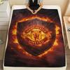 Simple MUFC Decor Blanket, High quality Comfortable for All Seasons, Home Decor, Warmth and Comfort
