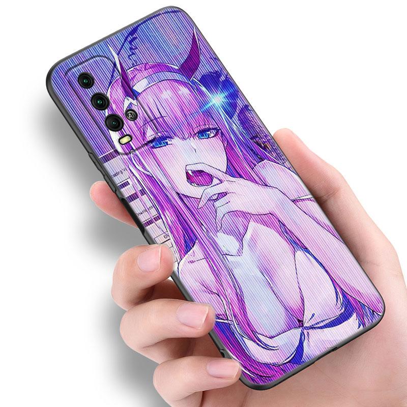 Чехол для телефона Zero Two Darling In The FranXX для Xiaomi Redmi Note 5 6 9T K20 K40 K50 Pro 7A 8A 9A 9C 9i 10A 10C A1 S2 черный чехол