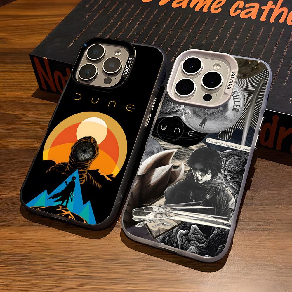 Sci-fi Movie Dune Part 2 Phone Case For IPhone17 Air 16 15 14 Plus 13 12 11 Pro 7 8 XS Max XR Silver Black Bumper Case