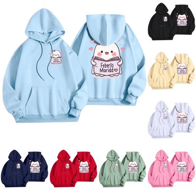 Женская повседневная модная толстовка с капюшоном и карманами с принтом на Хэллоуин