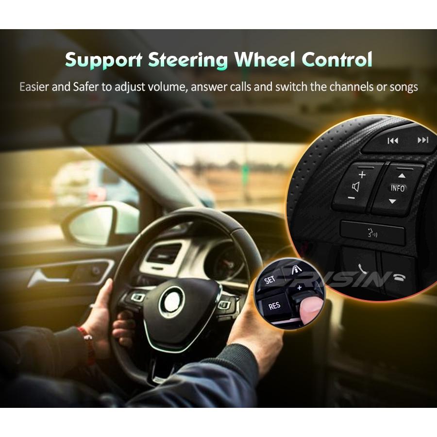 EU Stock Erisin ES5534V 7'' Android 16 GPS SWC BT5.0 4G Wireless Carplay Auto Stereo for VW Caddy Amarok T6 WiFi Car Dvd Player