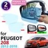 Для Peugeot 208 208GTI GTI 2012~2018 Полное покрытие Зеркало заднего вида Защитная пленка от дождя и запотевания Аксессуары 2013 2014 2015 2016 2017