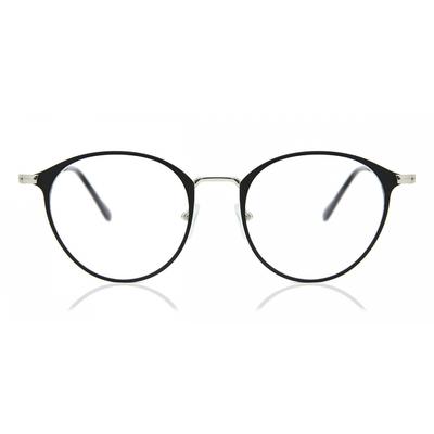 Полная оправа овальная черная серебристая Smartbuy коллекция Tonton 923e модные унисекс очки