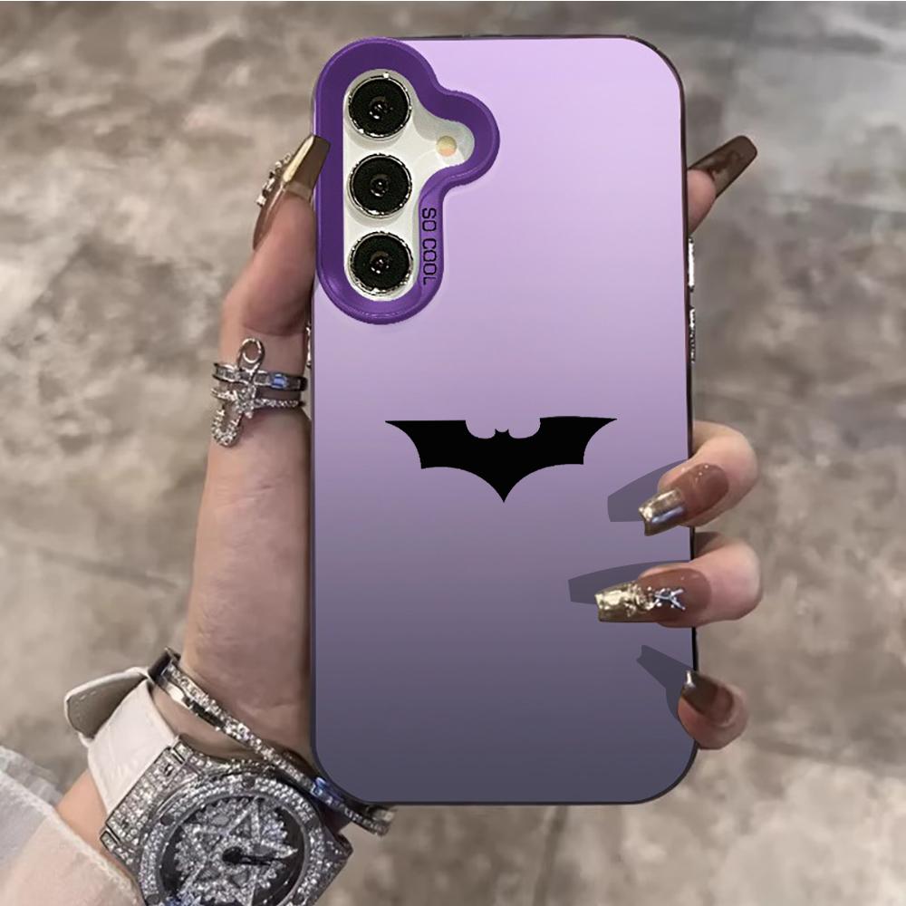 Bat Spider Cartoon Cool Phone Case For Samsung Galaxy S26 Ultra S25 S24 S23 S22 PLUS FE A56 A55 A54 A53 IMD Shockproof Cover