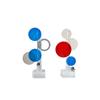 Glass Geometric Crystal Ornaments Openwork Ring Transparent Circle Crystal Sculpture Decorative Figurines Home Decoration