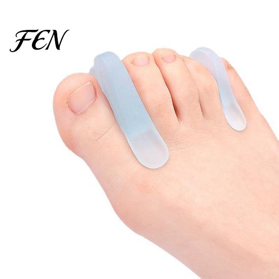 Daily Wear Toe Separator 2PCS Gel Separator, Soft Flared Spreader Straightener, Ultra-Thin Non-Slip Non-slip Comfortable Bunion Corrector, for