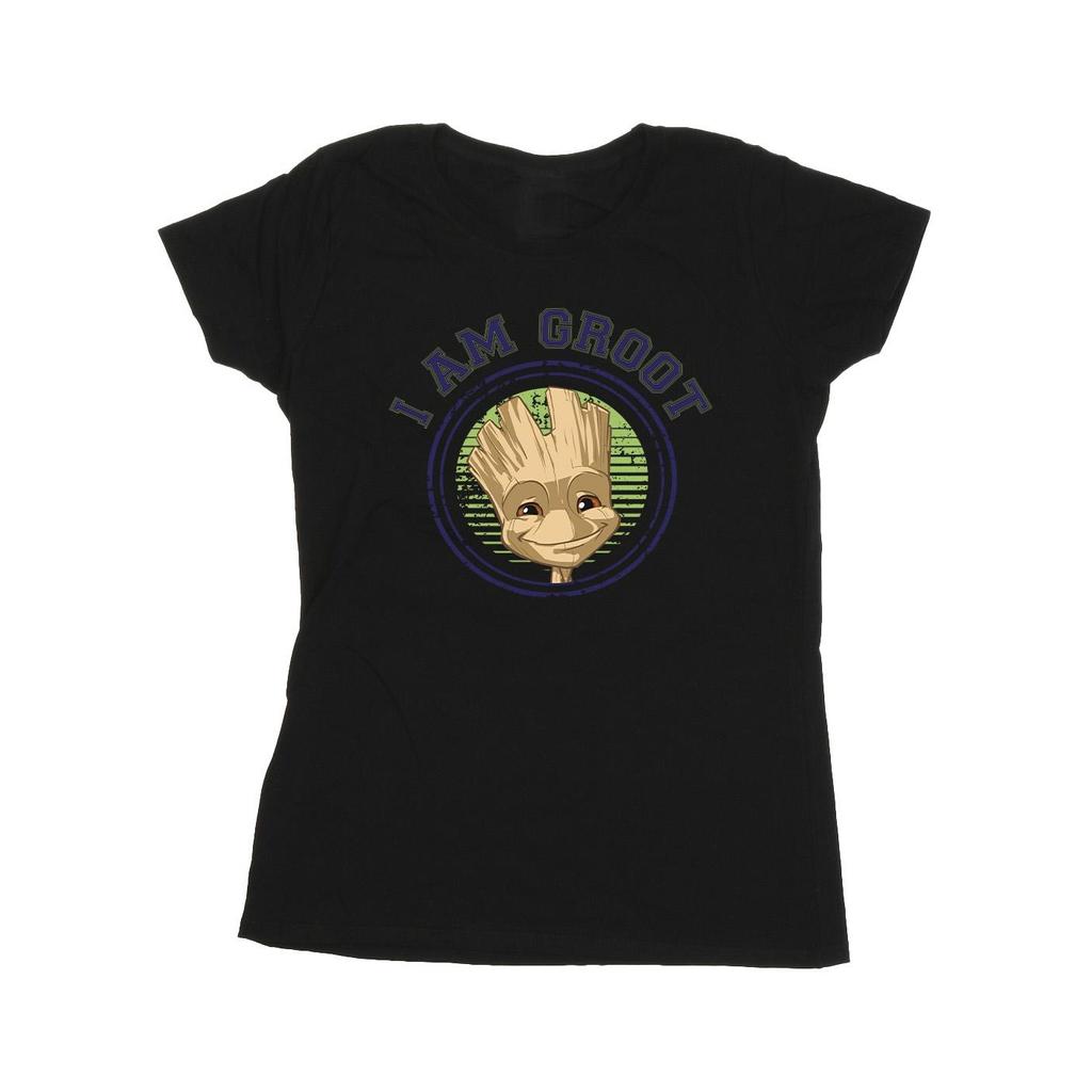 Guardians Of The Galaxy Womens/Ladies Groot Varsity Cotton T-Shirt