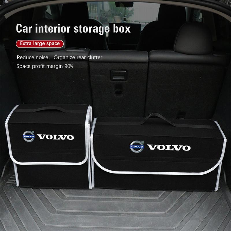 Volvo Большой складной органайзер-сумка для багажника автомобиля Для Xc60 Xc90 V40 V60 S60 V50 V90 S80 C40 XC40 V70 XC70 C30 C70