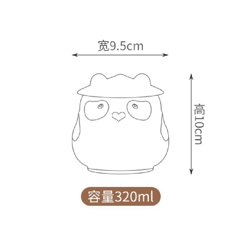 Керамические банки для чая с пандой из мультфильма Креативные банки для хранения животных Контейнеры для чая Банки для конфет Подарочные наборы для чая в гостиной