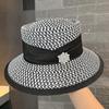 Шляпа с плоским верхом Pearl Webbing, женская, летняя, полая, дышащая, солнцезащитная шляпа с козырьком