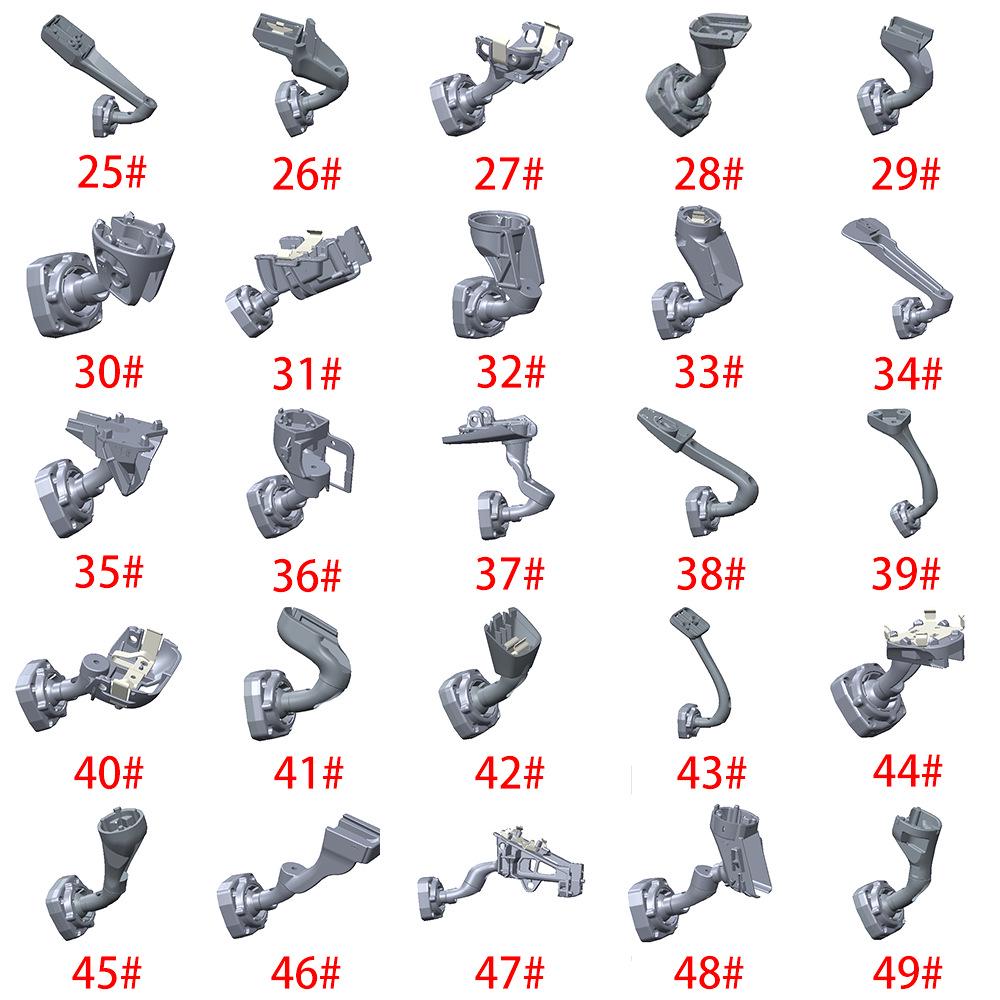 Универсальный кронштейн зеркала заднего вида с маленькой головкой для различных моделей автомобилей