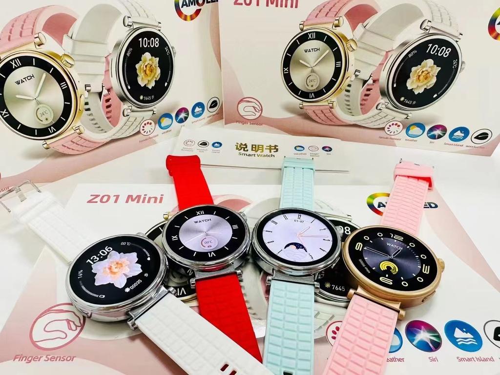 Женские мини-смарт-часы Z01 с GPS-навигацией и компасом, водонепроницаемые IP67, с настраиваемым циферблатом, спортивные, на базе Android, для женщин