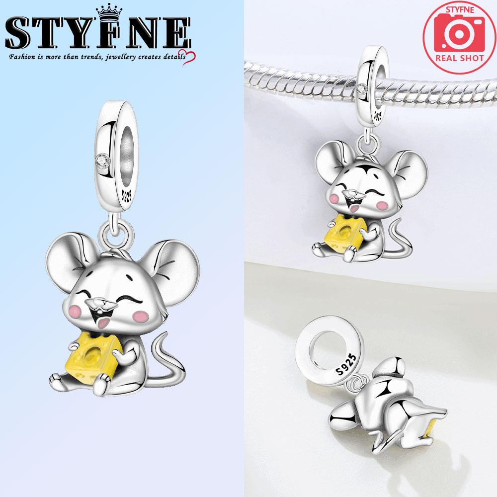 Медь Милый Ягненок Корова Медведь Мышь Лиса Коала Шармы Бусины Подвеска Для Оригинального Браслета Женщина Девушка Ювелирные Изделия