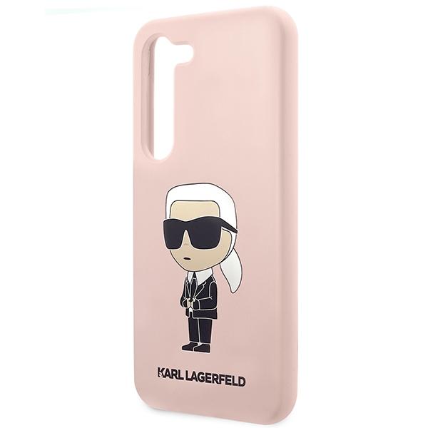 Etui do Samsung Galaxy S23 Plus Karl Lagerfeld Ikonik Różowe