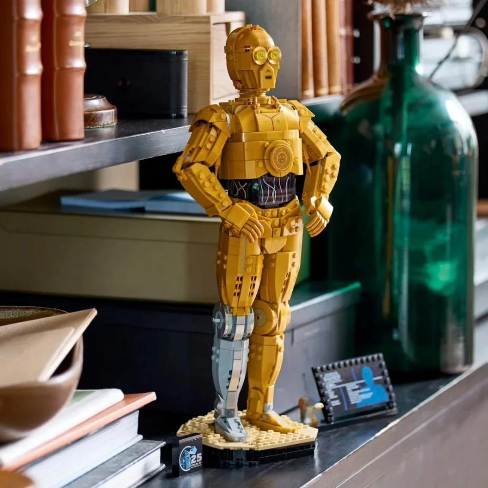 В наличии 1138 шт. Звездные Войны C-3PO Робот 75398 Кубики Конструктор Пазл Модель Для Детей Взрослых Рождественские Подарки На День Рождения
