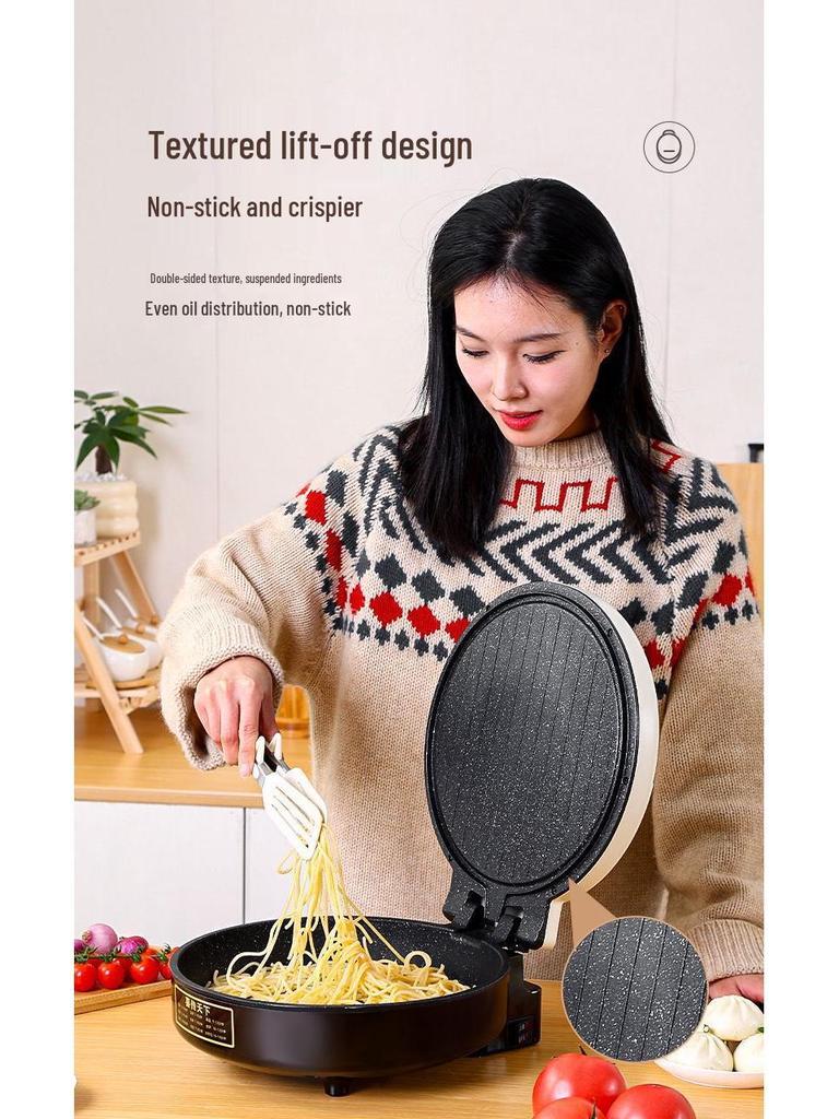 Большая многофункциональная электрическая сковорода и блинница с бесплатной доставкой