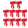 10pcs Chair Sashes Exquisite Reusable Chair Bows for Hotel Weddings Meetings Chair Decoration