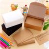 20/100PCS Vintage DIY Party Supplies Blank Greeting Card Postcards Kraft Paper Sketch Graffiti