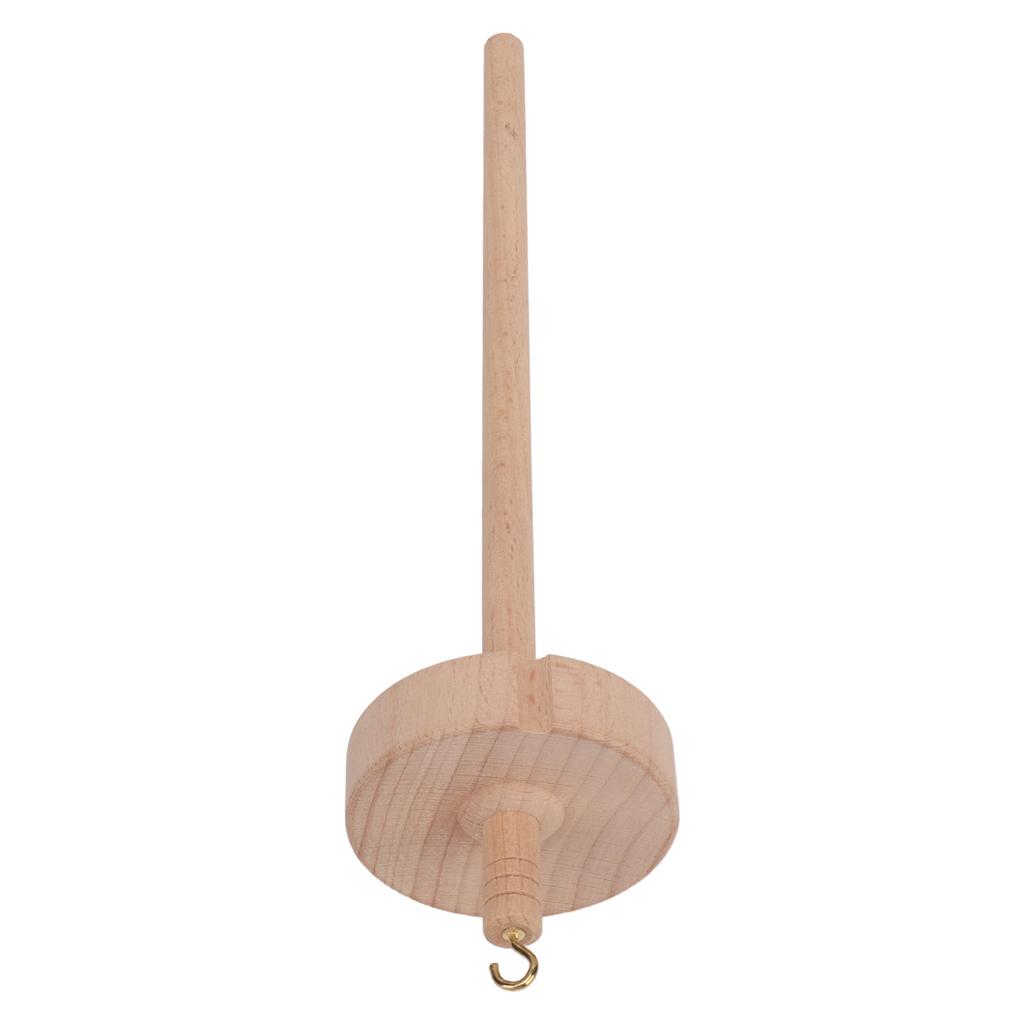 Wooden Drop Spindle Top Whorl Spinning Wheel Yarn Spindle Yarn Making Hand Carved Wooden Spindles Tool for Beginners