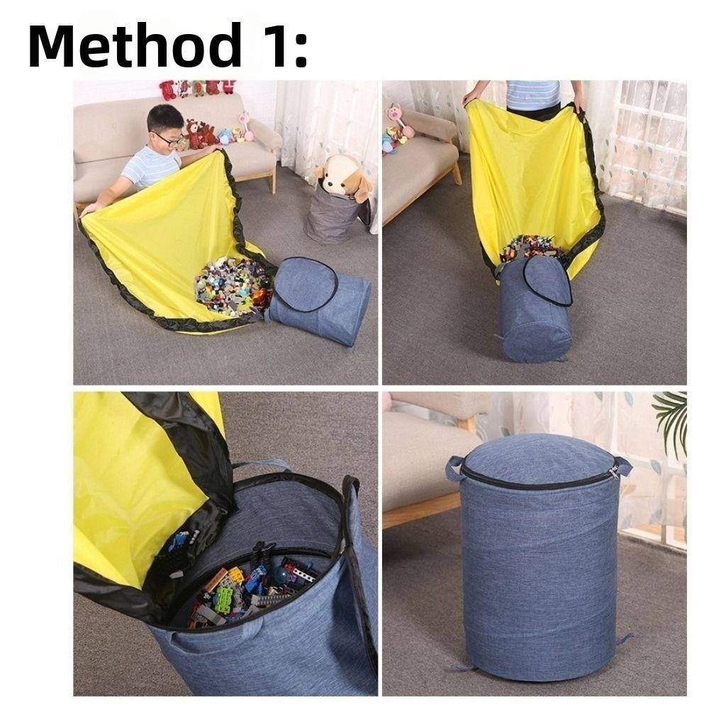 Hand-held Game Mat Storage Bucket Detachable Children's Toy Storage Bag Playroom