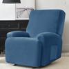 Silver Fox Velvet Solid Color Split Chivas Sofa Cover Elastic Chair Cover All-inclusive Velvet Massage Recliner Protective Chair Cover