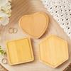 5pcs Creative Bamboo Coasters Heat-resistant Tea Cup Mats Crafts Anti Scalding Pad  Bowl