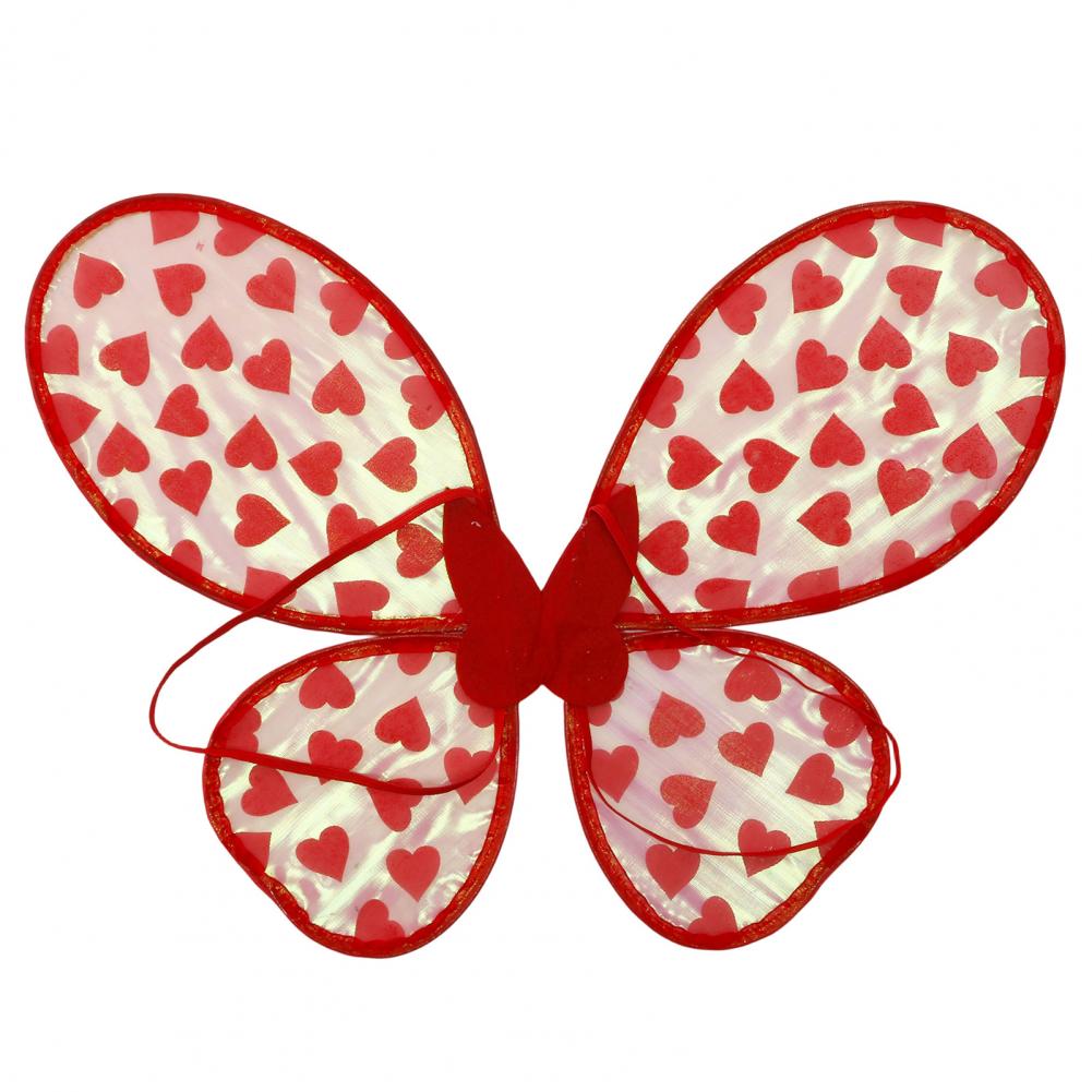 Wings Costume Butterfly Wings for Girls Organza Heart Butterfly Wings for Kids Fairy Costume Accessories Halloween Princess