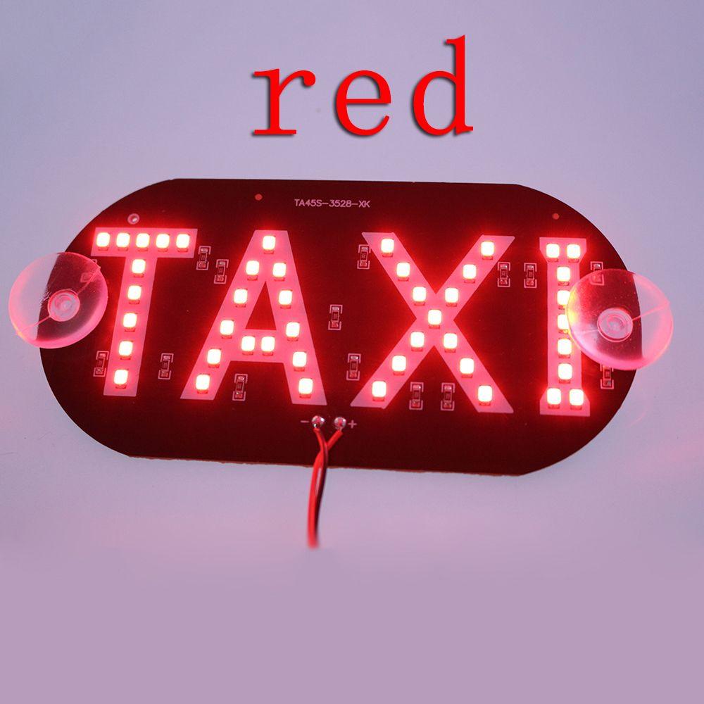 Colorful 12V Car Lamp Windscreen Cab Indicator Led Sign Bulbs Instrument Lights Taxi Light