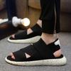 Fashion Stretch Fabric Sandals Outdoor Lightweight Beach Shoes Breathable Men Sandals Garden Shoes Summer Casual Couple 8 Big Size