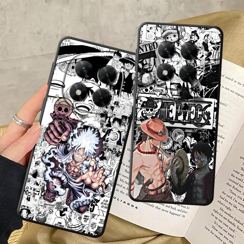 One Piece Comic Zoro Case for Xiaomi Redmi Note 7 8 12s 9 10 11 12 Pro 11s 9S 10S 13 14 Pro Plus Black Soft Phone Cover