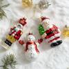Christmas Theme Christmas Glass Ornaments Santa Claus Christmas Hanging  Festival Gift