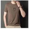 Men's Summer New Style Trendy Round Neck Short-sleeved Bottoming T-shirt Loose Casual T-shirt