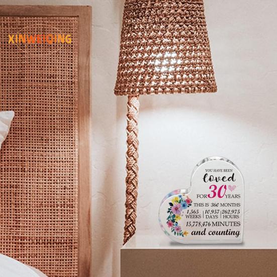 Орнамент в виде сердечка, прозрачный цветочный принт, подарок в виде сердца с гладкими краями, женщина-учитель, коллега, медсестра, доктор, благодарственный подарок