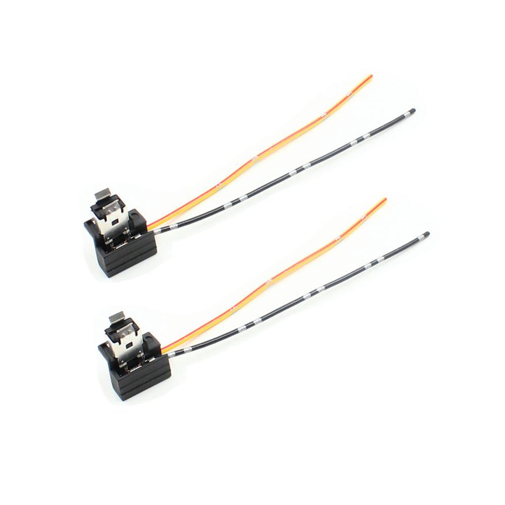 2 PCS Headlight Lamp Bulb Socket Wiring Harness Connector Plug Adapter Line for H1 H7 H4 Bulb