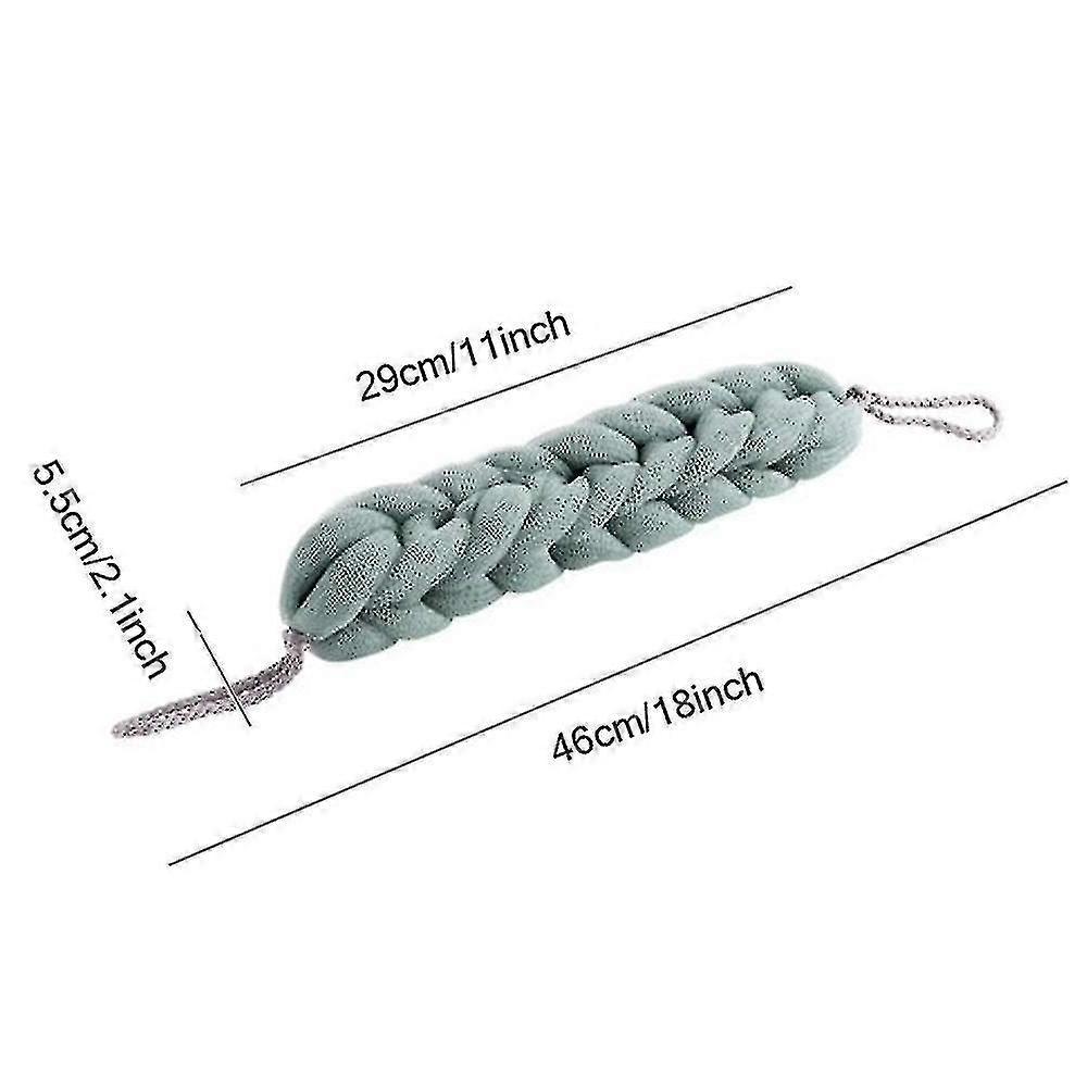 3pcs Double Head Hanging Bath Towel Bath Sponge Bath Ball Shower U