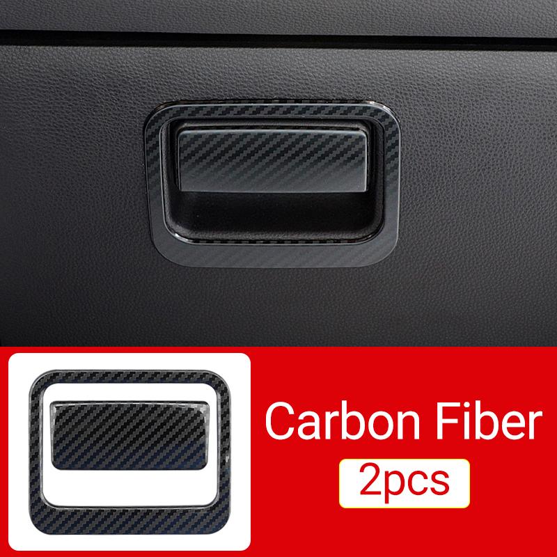 For Toyota RAV4 XA50 2019-2021 2022 2023 2024 RAV 4 Hybrid Stainless Car Storage Box Co-pilot Handle Bowl Cover Trim Stickers