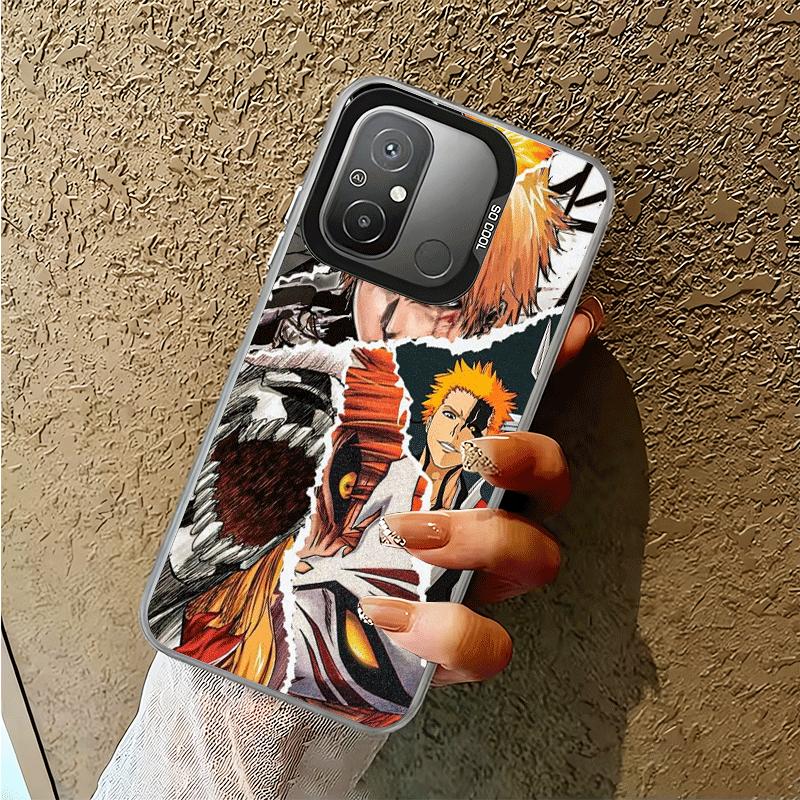 Bleach Anime Ichigo Kenpachi Shockproof Phone Case for Xiaomi Poco X7 X6 X5 X3 Pro F7 Ultra M8 Redmi 15C 15 14C 13C 12C 10C 13 1