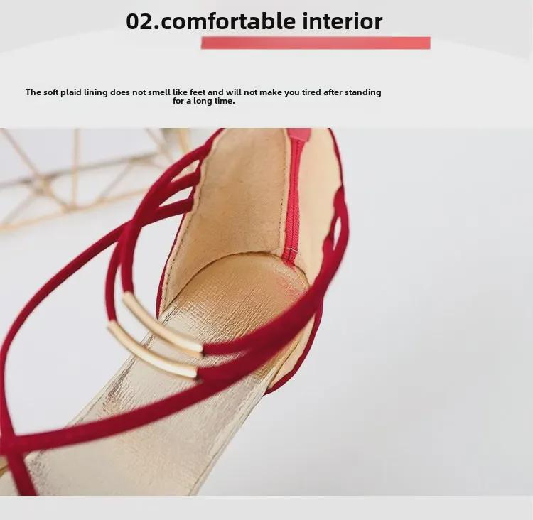 «Женские сандалии Fish Mouth Flat Sandals 2023 с молнией и полым каблуком»