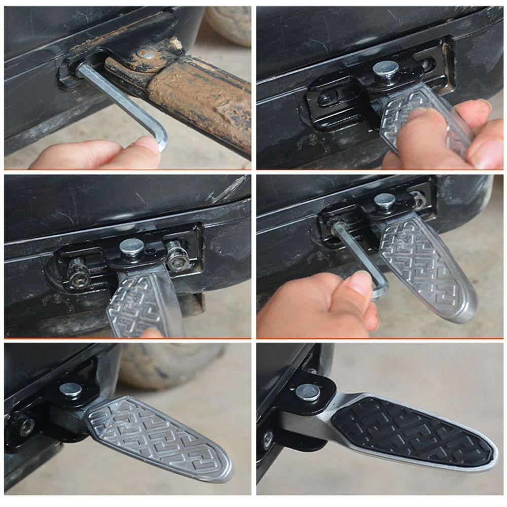 1 пара алюминиевых сплавов для модификации ног, 3 стиля, педаль для ног, общие электромобили