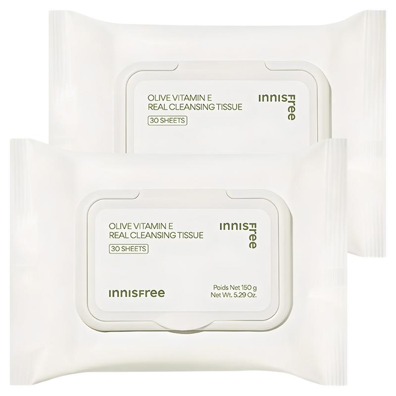 Innisfree Olive Real Cleansing Tissues, 30 wipes, 2 pcs