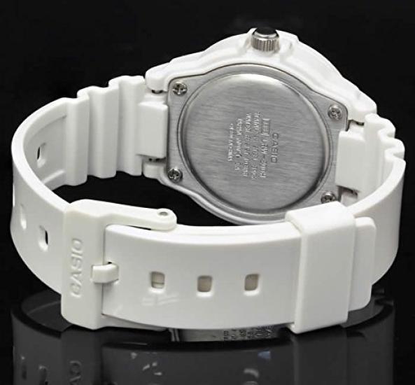 CASIO Дешевые часы Casio Аналоговые Дешевые часы Casio Календарь Полимерный ремешок Белый Многоцветный [Casio] Дайверские Женские LRW-200H-7B [Б/У]